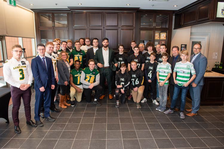 Conférence de Laurent Duvernay-Tardif en collaboration avec Dunton Rainville