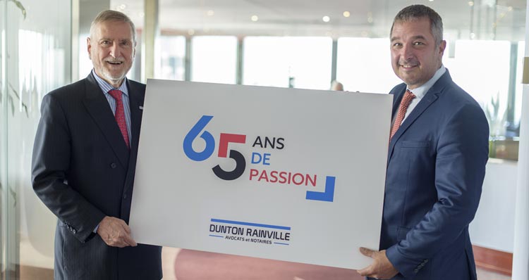 Dunton Rainville 65e anniversaire